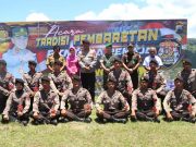Kapolres Wonogiri Pimpin Pembaretan Bintara Remaja di Puncak Joglo