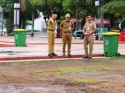 Cek Rumput Alun-Alun, Bupati Kudus Tegaskan Segera Memulihkan Keasriannya