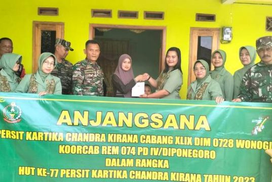 Persit Kartika Candra Kirana Wonogiri Mengadakan Anjangsana