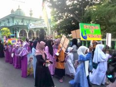 Di Sukoharjo, Sambut Bulan Suci Ramadan dengan Parade Santri