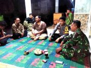 Bersama Bhabinkamtibmas, Babinsa di Wonogiri Aktif Melakukan Komsos
