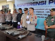 Forkopimda Kebumen Kompak Dukung Pemusnahan 441 Knalpot Brong