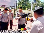 Polres Wonogiri Gelar Apel Kesiapan Operasi Ketupat Candi dan Pengamanan Pemilu