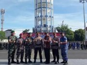 Jelang Tahapan Pemilu 2024, TNI-Polri di Tegal Apel Konsolidasi
