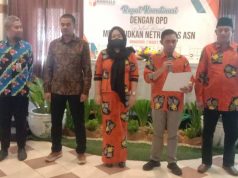 Bawaslu Wonosobo Pimpin Deklarasi ASN Netral pada Pemilu 2024
