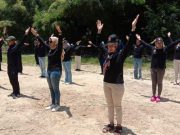 50 Personil Satpol PP Wonosobo Outbond di Pantai Sadranan Gunungkidul