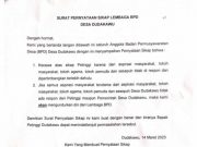 BPD Dudakawu akan Mundur, Jika Aspirasi Warga Soal Carik Tak Direspon Petinggi