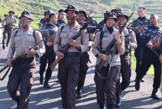 Tempuh Jarak 24,7 Kilometer, 11 Bintara Remaja Jalani Pembinaan Tradisi