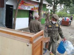 Pemkab Kudus Bongkar Paksa Puluhan Warung Remang Jalan Lingkar Jati