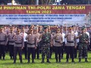 TNI-Polri Berkomitmen Jaga Netralitasnya Pada Pemilu 2024 Apel Sinergitas