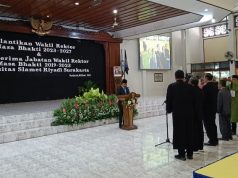 Rektor Unisri Melantik Tiga Wakil Rektor Periode 2023-2027