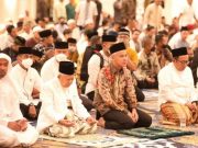 Wapres Ma’ruf Amin dan Ganjar Pranowo Shalat Subuh Berjamaah di Masjid Sheikh Zayed