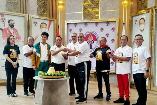 Menpora Zainudin Amali Resmikan Media Center Kemenpora RI