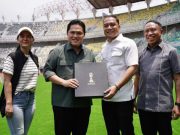Kunjungi Gelora Bung Tomo, Erick Thohir: Ini Salah Satu Stadion Terbaik di Indonesia, Bisa Saingi GBK