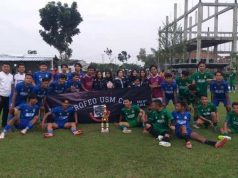 UKM Sepak Bola USM Juara Trofeo Cup