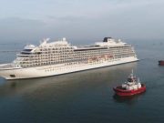 Kapal Pesiar Viking Orion Berlabuh di Pelabuhan Tanjung Emas, Ratusan Turis Asing Nikmati Keindahan Borobudur dan Kota Semarang