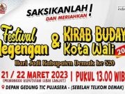 HUT Pemkab Demak Dimeriahkan Kirab Budaya dan Festival Megengan