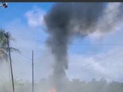 Usai Isi Bensin Mobil Terbakar di Kembang, Pemilik Dilarikan Ke Puskesmas