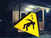 Jaga di Pos Kamling Saat Hujan Deras Warga Desa Cingkrong Tewas Tersengat Listrik