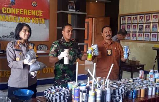 Polres Magelang Kota Gagalkan Peredaran 100 Kilogram Mercon mercon