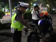 Polresta Surakarta Kandangkan Ratusan Motor dengan Knalpot Brong