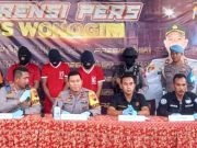 Polres Wonogiri Ungkap Kasus Narkoba, Pelecehan Seksual, Pencurian dan Tabrak Lari