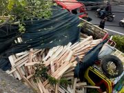 Tabrakan Karambol Terjadi di Timur Jembatan Juranggempal Wonogiri