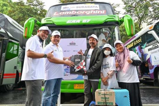 Mudik Gratis SIG Bersama BUMN 2023 Berangkatkan 600 Pemudik ke Jateng-Jatim
