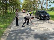 Hadapi Arus Mudik 2023, Satlantas Polres Blora Survei Jalan Blora-Grobogan
