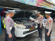 Jelang Lebaran, Kasat Lantas Blora Periksa dan Cek Kesiapan Anggota dan Perlengkapan