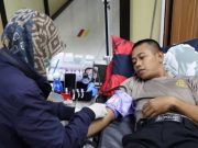 Puluhan Personel Polres Wonosobo Lakukan Donor Darah