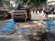 Polres Wonosobo Musnahkan 457 Botol Miras