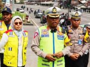 Ditlantas Polda Jateng Pantau Arus Lalulintas Jalur Non Tol