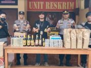 Polsek Losari Polres Brebes Sita Petasan dan Miras