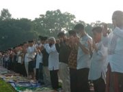 Warga Muhammadiyah Wonosobo Pagi Tadi Shalat Idul Fitri di Alun-Alun