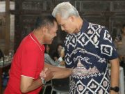 Ganjar dan Rudy Salam Adu Banteng
