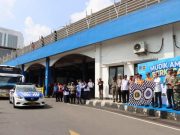 Kapolresta Surakarta Berangkatkan 67 bus Mudik Gratis Tujuan Jakarta