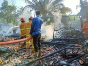 Kebakaran di Hari Pertama Lebaran, Sebuah Rumah di Wolo Grobogan Ludes