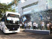 Mudik Unik Bersama PLN, Gratis Naik Bus Listrik