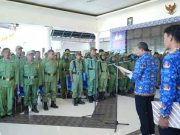 Kukuhkan Satlinmas, Ini yang Dipesankan Bupati Pacitan