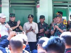 Menhankam Prabowo Subianto Melakukan Kunjungan ke Koramil-01 Pacitan