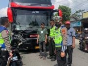 Tabrakan Maut Sepeda Motor dengan Bus, Dua Pelajar Wonogiri Meninggal