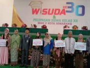 MAN 2 Kota Semarang Helat Wisuda di Unissula
