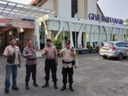 Personel Polres Tegal Kota Amankan Peringatan Kenaikan Isa Almasih