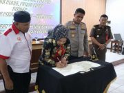 Wabup Kapolres dengan 20 Ketua Perguruan Silat di Blora Komitmen Bersama Jaga Kondusivitas