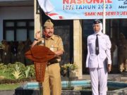 Pembina Upacara di SMKN 1 Jepara, Edy Sujatmiko: Pemilih Pemula Tentukan Nasib Bangsa