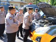 Menunjang Pelayanan Masyarakat, Polresta Magelang Ceking Kendaraan Dinas