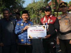 Sekda Berikan Tali Asih Peraih Medali SEA Games
