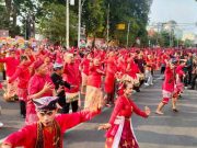 Meriah, 11.476 Warga Joged Semarangan Pecahkan Rekor Dunia
