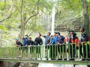Kapolres Grobogan Gowes ke Air Terjun Widuri yang Dimitoskan sebagai Tempat Pertemuan Jaka Tarub-Nawangwulan